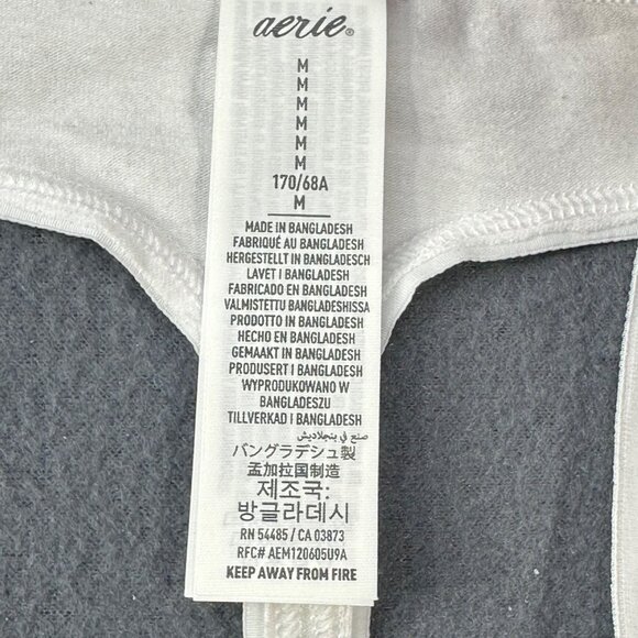 Aerie Women's Size Medium  Panty Thong Tanga White New With Tags - Picture 6 of 10